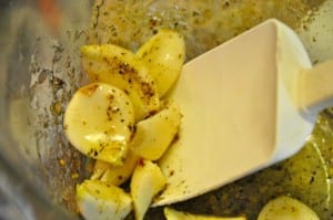 Garlic Cloves in olive oil