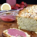 Strawberry curd on bread