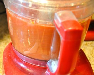 Making salsa in the food processor Making Salsa in the Food processor