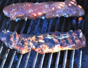 grilling pork loins