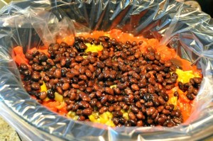 black beans and chiles