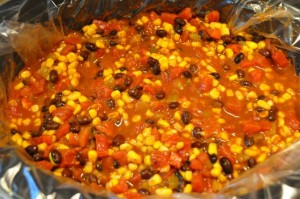 ingredients stirred up
