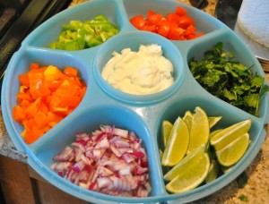 taco bowl toppings