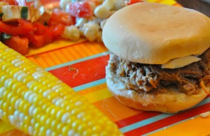 Crock Pot Dr. Pepper Pulled Pork supper