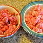 ground beef and pork