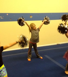 cheer little girl cheering