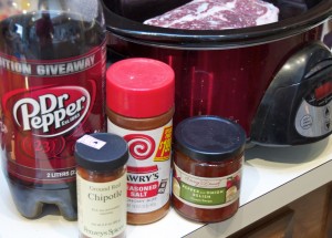 Dr. Pepper Beef ingredients