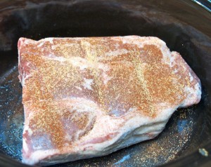 seasoned beef chuck roast