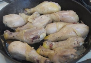 skillet fried chicken drumsticks