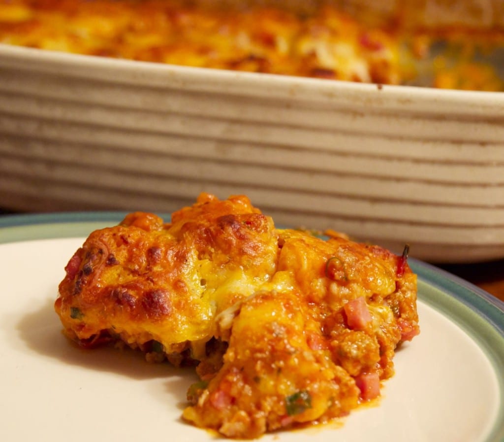Bubble Pizza Casserole