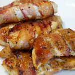 Honey Mustard Bacon Wrapped Chicken Tenders