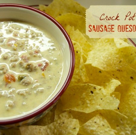 Crock Pot Sausage Queso Dip