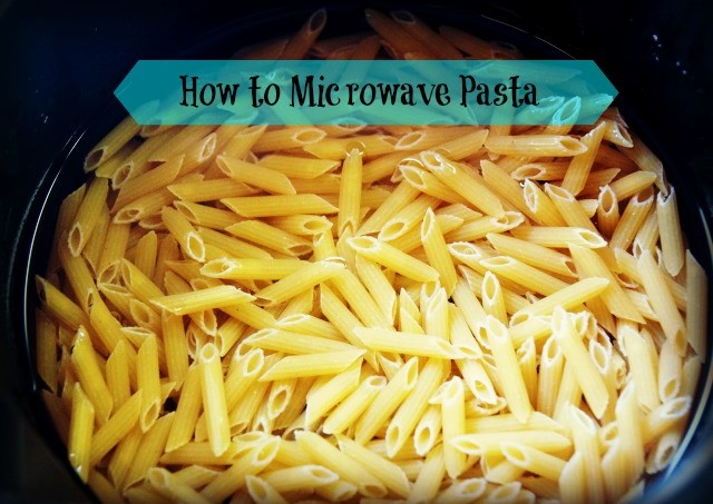 how to microwave pasta