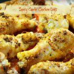 Spicy Garlic Baked Chicken Legs