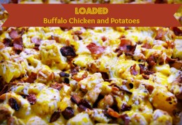Loaded Buffalo Chicken and Potatoes
