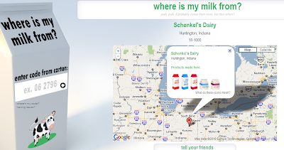 Where is my milk from?