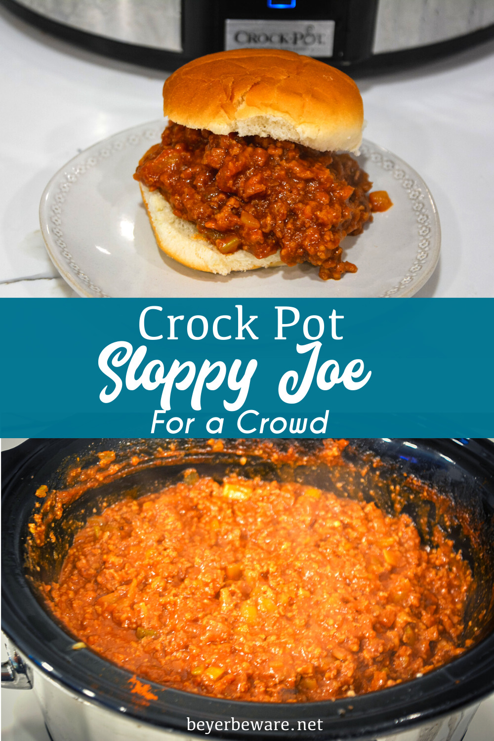 Crock pot sloppy joes for a crowd is a large batch of sloppy joes ...