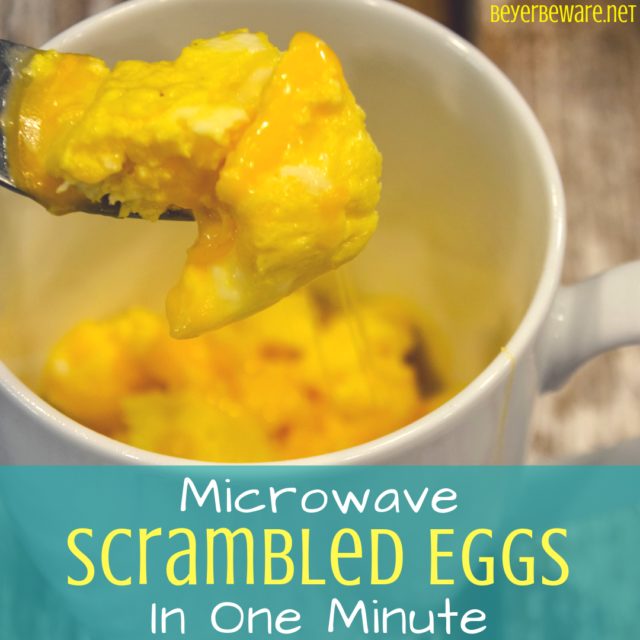 Microwave Scrambled Eggs In 1 Minute How To Microwave Eggs Beyer