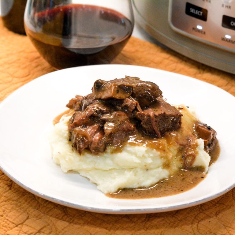 This Crock Pot Beef Roast with Red Wine and Mushrooms is the perfect tender and savory slow cooker recipe. Easy to make, packed with flavor, and ideal for weeknight dinners!