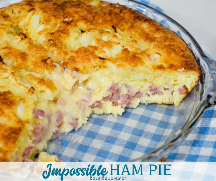 How To Make Impossible Ham And Swiss Pie