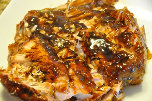 Garlic Balsamic Glazed Pork Loin