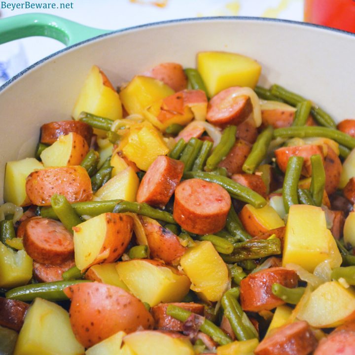 Hoosier Stew - Green Beans, Potatoes and Smoked Sausage