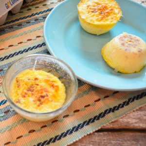 Starbucks copycat bacon and cheese sous vide egg bites are super easy to make at home in a pan of water in your oven.