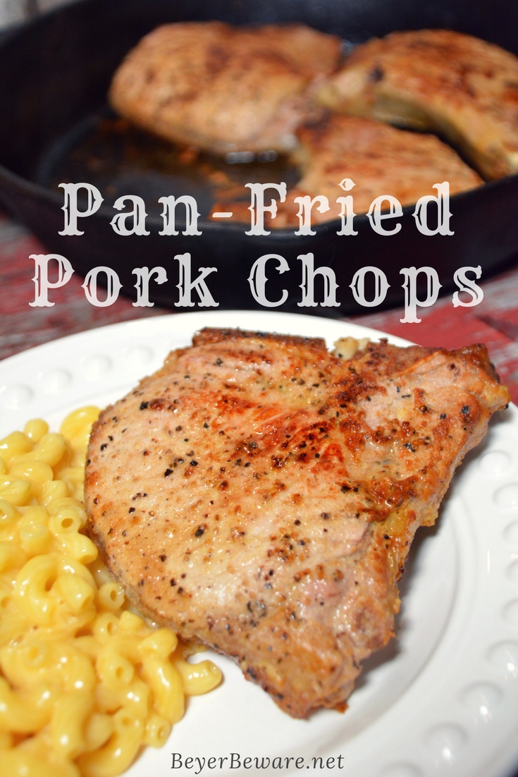 to fry pork chops