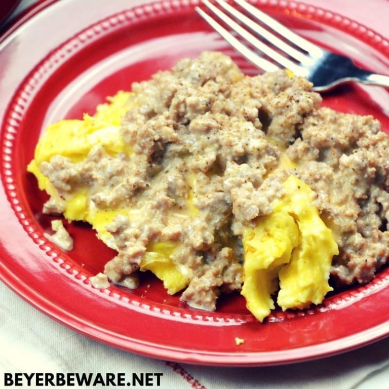 Low-Carb Biscuits and Gravy