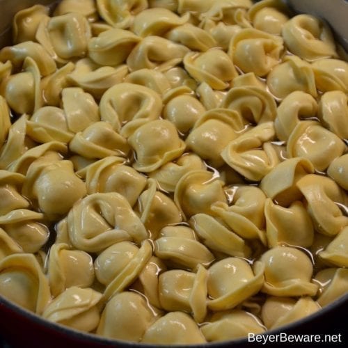 Pepperoni Pizza Tortellini Salad