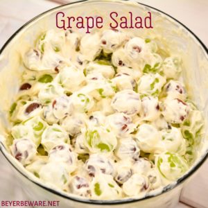 Stir to coat the grapes completely with the cream cheese dressing. Be ...