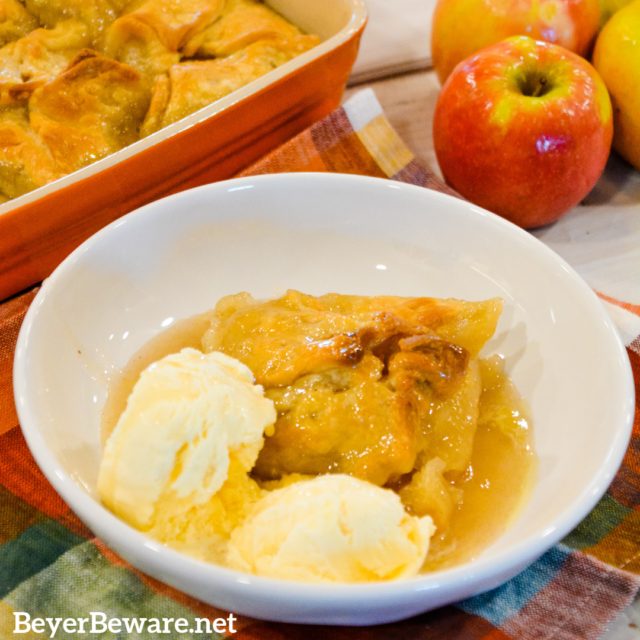 These 5-Ingredient apple dumplings have to be served with ice cream ...