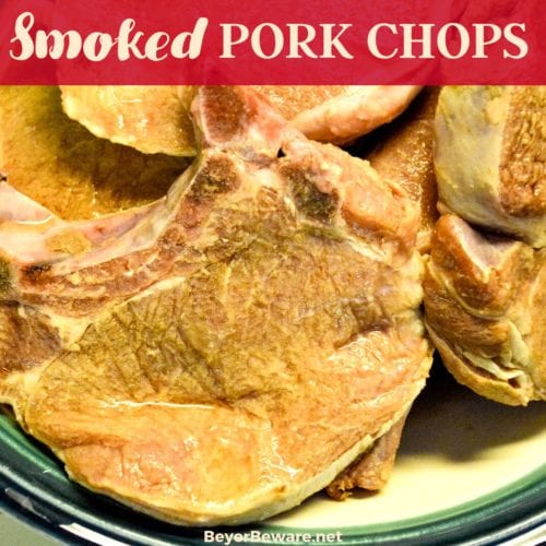 When you are ready to smoke your pork chops, drain the brine off the ...