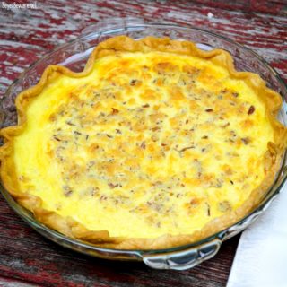 Easy Bacon and Cheese Quiche - Beyer Eats and Drinks