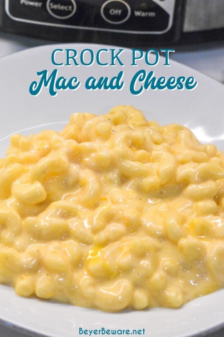 crock pot mac n cheese with velveeta