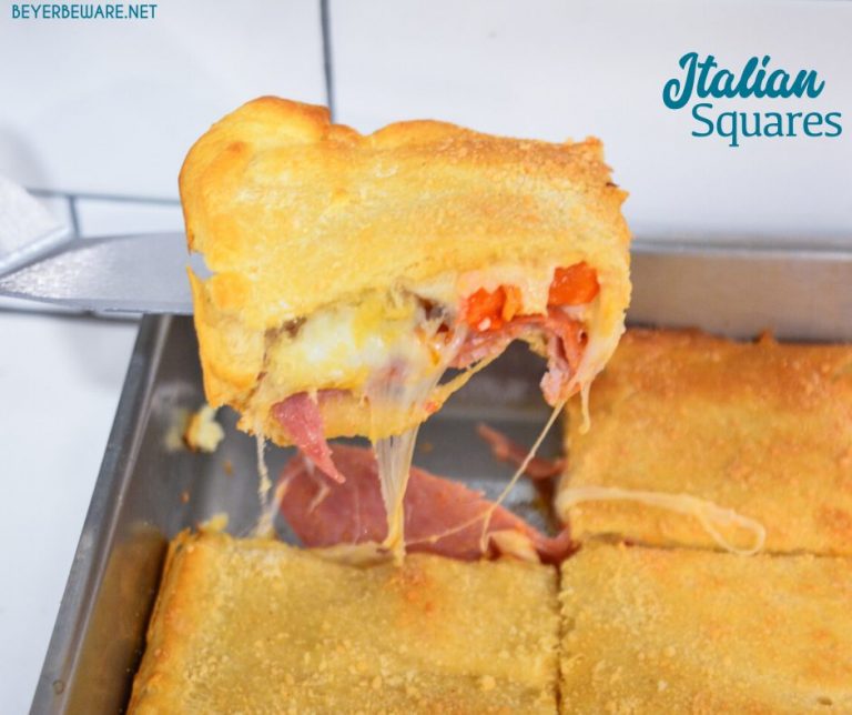 How to make antipasto squares?