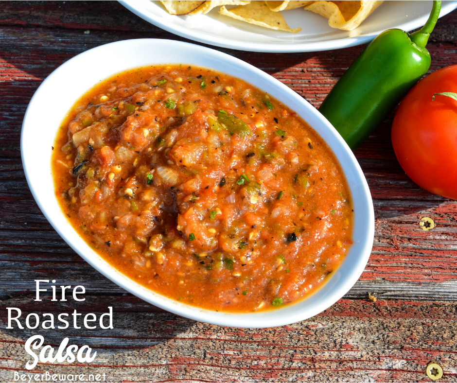 5-Minute Fire Roasted Salsa Recipe + Video - TSRI