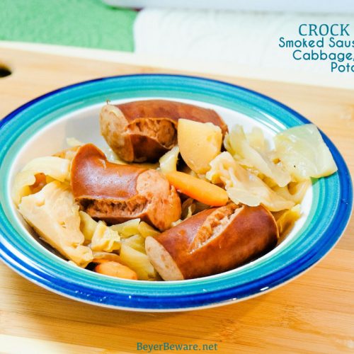 Instant pot smoked discount sausage cabbage and potatoes