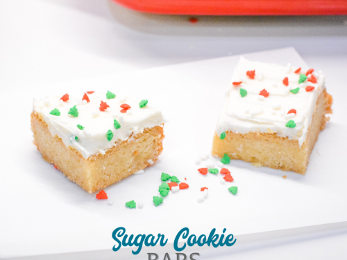 Sugar Cookie Bars ⋆ Real Housemoms