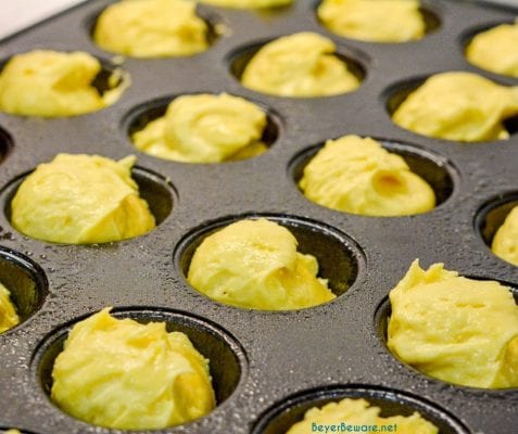 Lemon Bites - Lemon Blossoms made with a Cake Mix - Beyer Eats and Drinks