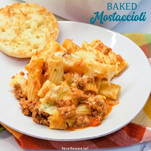 What to Serve with Mostaccioli Bake?