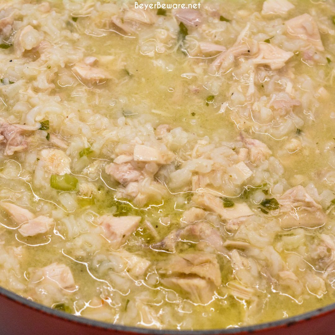 Grandma's Chicken and Rice Soup - Beyer Eats and Drinks