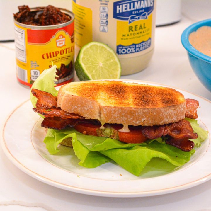 We love this spicy mayo for everything we use Ranch dressing on. We literally become obsessed with dipping French fries in it as much as we are on our BLT sandwiches.