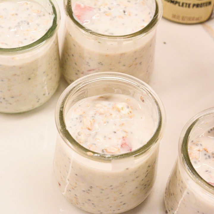 Refrigerate: Transfer to individual 8-ounce jars. Cover the jars and refrigerate overnight (or for at least 4 hours). 