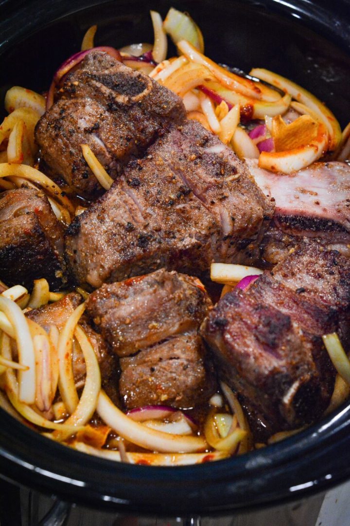 Enjoy this easy Crock Pot Korean Short Ribs recipe with tender beef, savory and spicy flavors, and a delicious sauce. Perfect for a busy weeknight dinner! Includes tips, variations, and gluten-free substitutions.