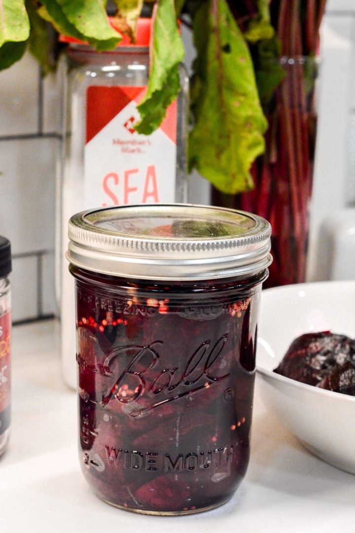 Discover an easy and delicious pickled beets recipe featuring whole mustard seeds and peppercorns. Perfect for salads, sandwiches, and snacking. Includes variations and storage tips.