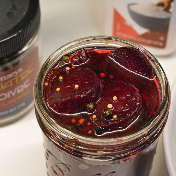 Discover an easy and delicious pickled beets recipe featuring whole mustard seeds and peppercorns. Perfect for salads, sandwiches, and snacking. Includes variations and storage tips.