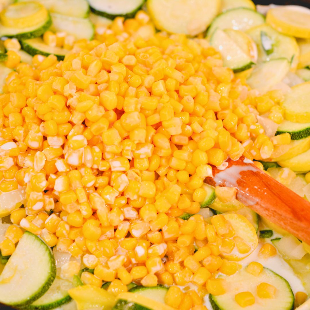 Season with salt and pepper to taste. Sauté the vegetables until they are tender but still slightly crisp, about 5-7 minutes.