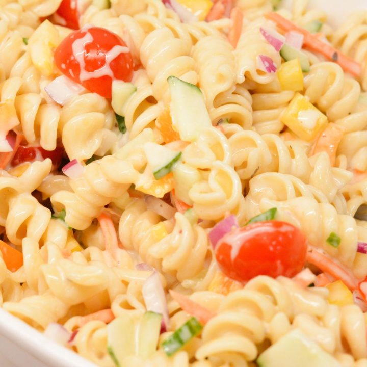 Indulge in nostalgia with this unique twist on a classic pasta salad. This dish combines the savory flavors of traditional pasta salad with the creamy sweetness of sweetened condensed milk. 