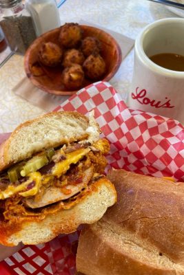 Breakfast sandwich at Lou's Luncheonette